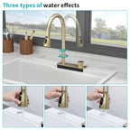 33" Drop In Waterfall Kitchen Sink
