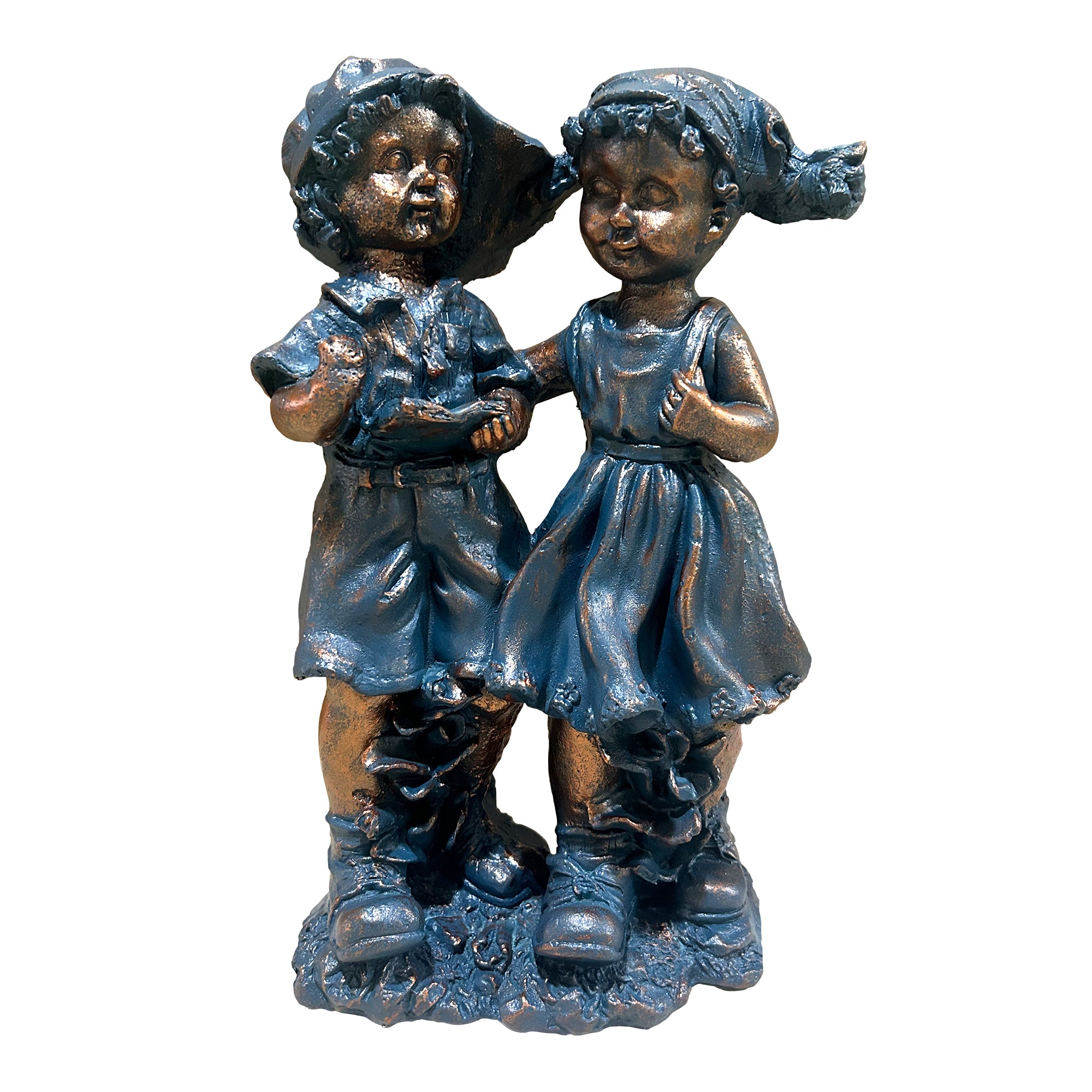 Magnesium Oxide Statues of Boy and Girl