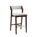 Patricia Velvet Barstool with Backrest