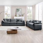 Family Sofa Set Deep Seat Sofa, Warm Sofa for Home Cinema and Living Room