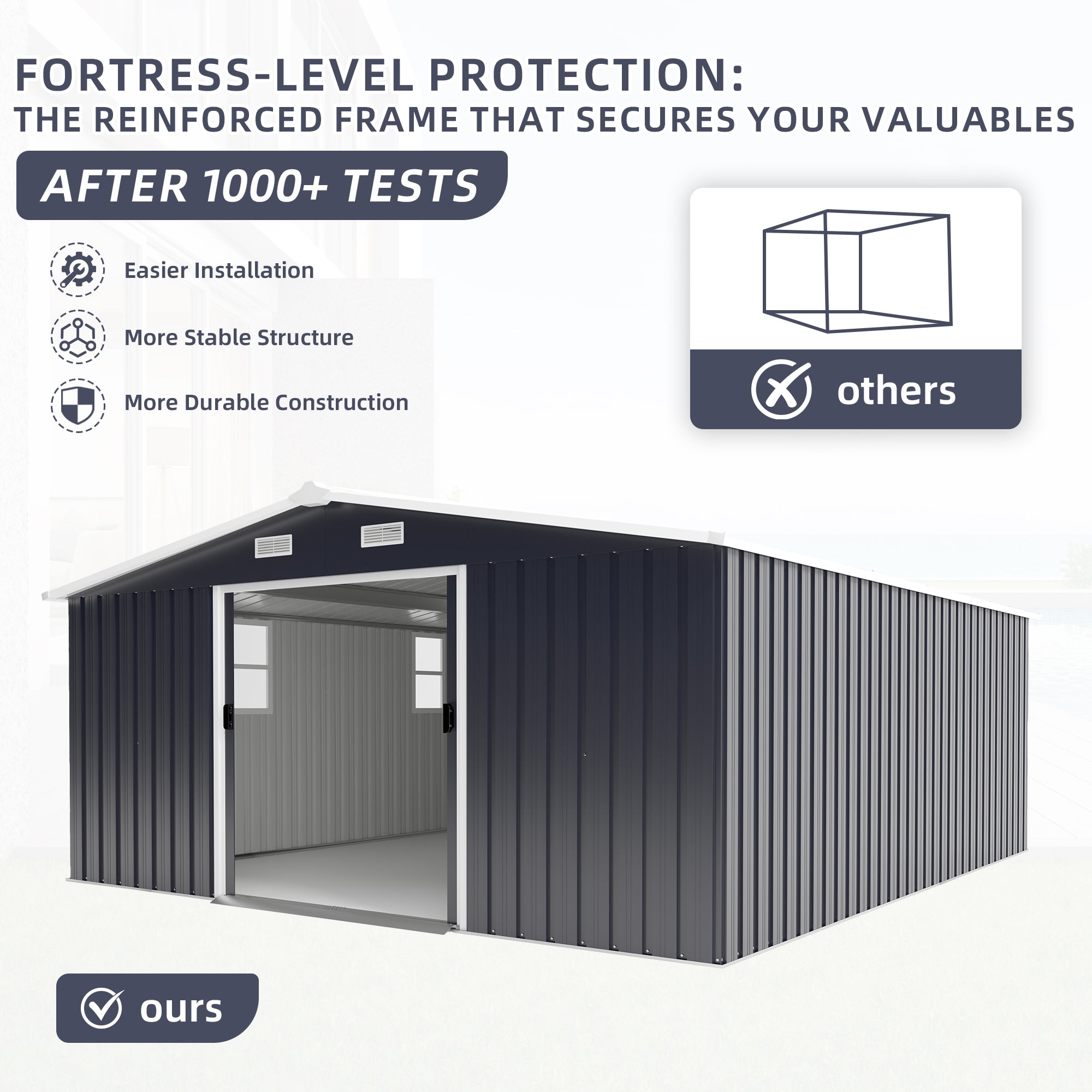 Campcraft 10x12ft Storage Shed