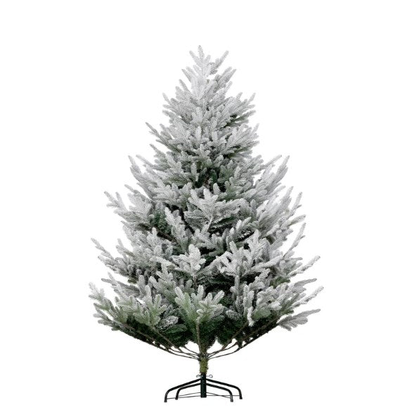 Flocked Hinged Xmas Tree