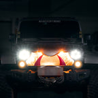 Halloween Front Grille Grid Grill for Jeep Wrangler JK/JKU