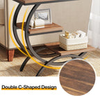 11.81 Inches C-Shaped End Table