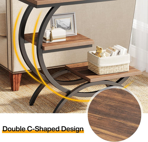 11.81 Inches C-Shaped End Table