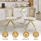 Dining Chairs Set of 2, Velvet Accent Chairs for Living Room