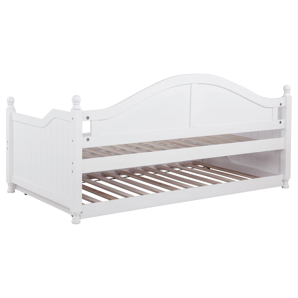 White Twin Daybed with Trundle