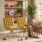 Set of 2 Velvet Dining Seating