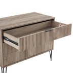 Dumbo 35" Fluted Dresser in Rustic