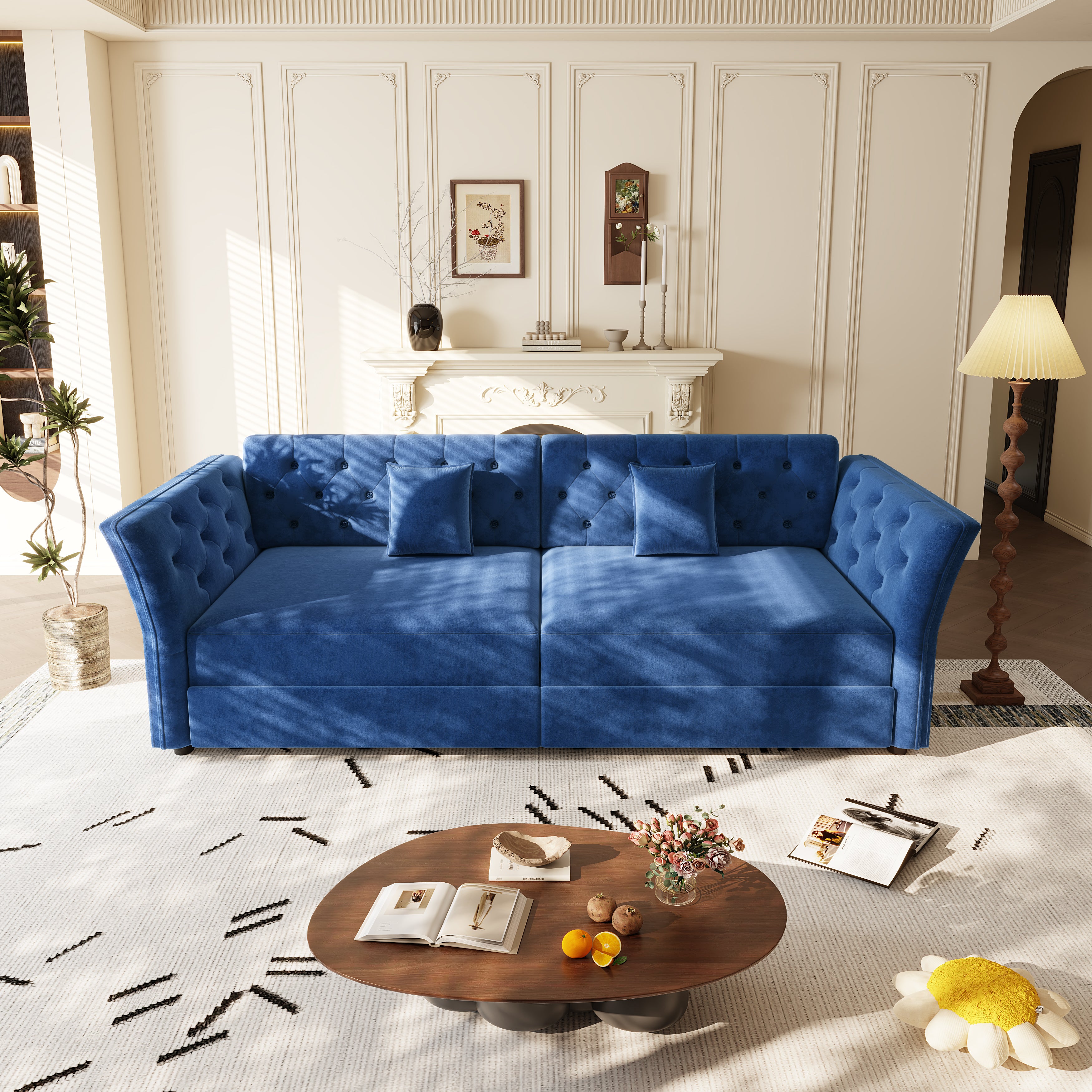 100" Oversize Pull Out Sofa Bed