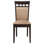 Gabriel 7-Piece Extension Leaf Dining Table Set - Cappuccino