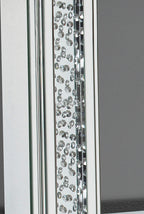 Nysa Mirrored & Faux Crystals Accent Mirror