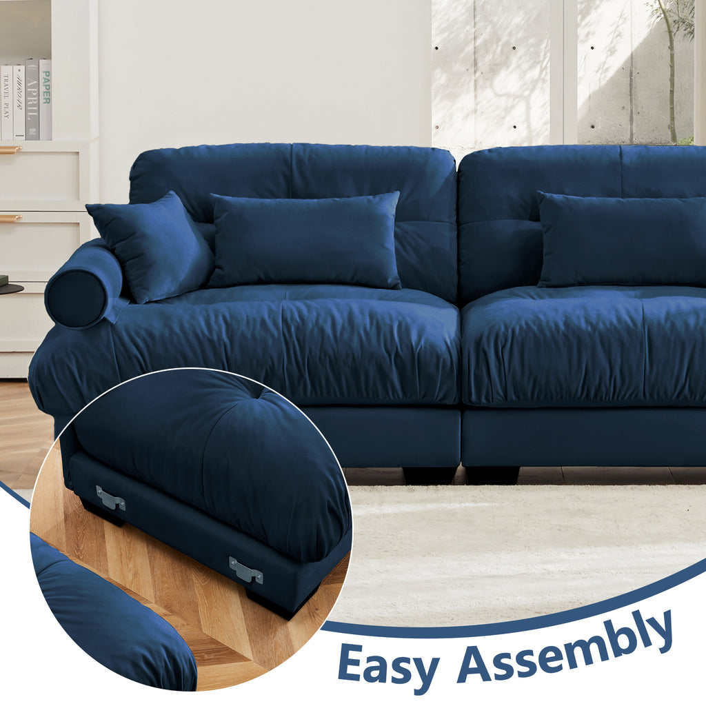 L Shaped Sectional Cloud Sofa