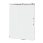 Frameless Shower Door with Premium Tempered Glass