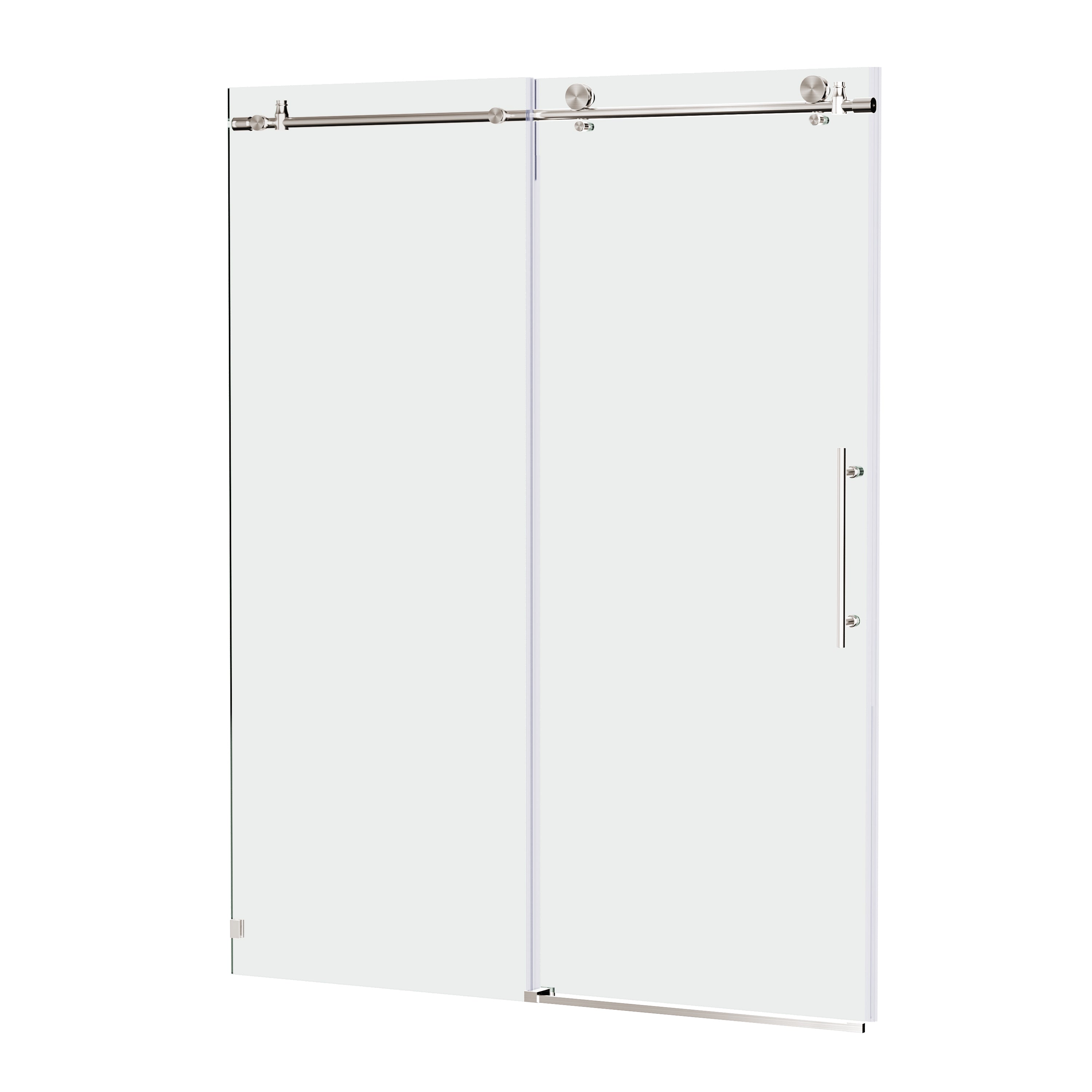 Frameless Shower Door with Premium Tempered Glass