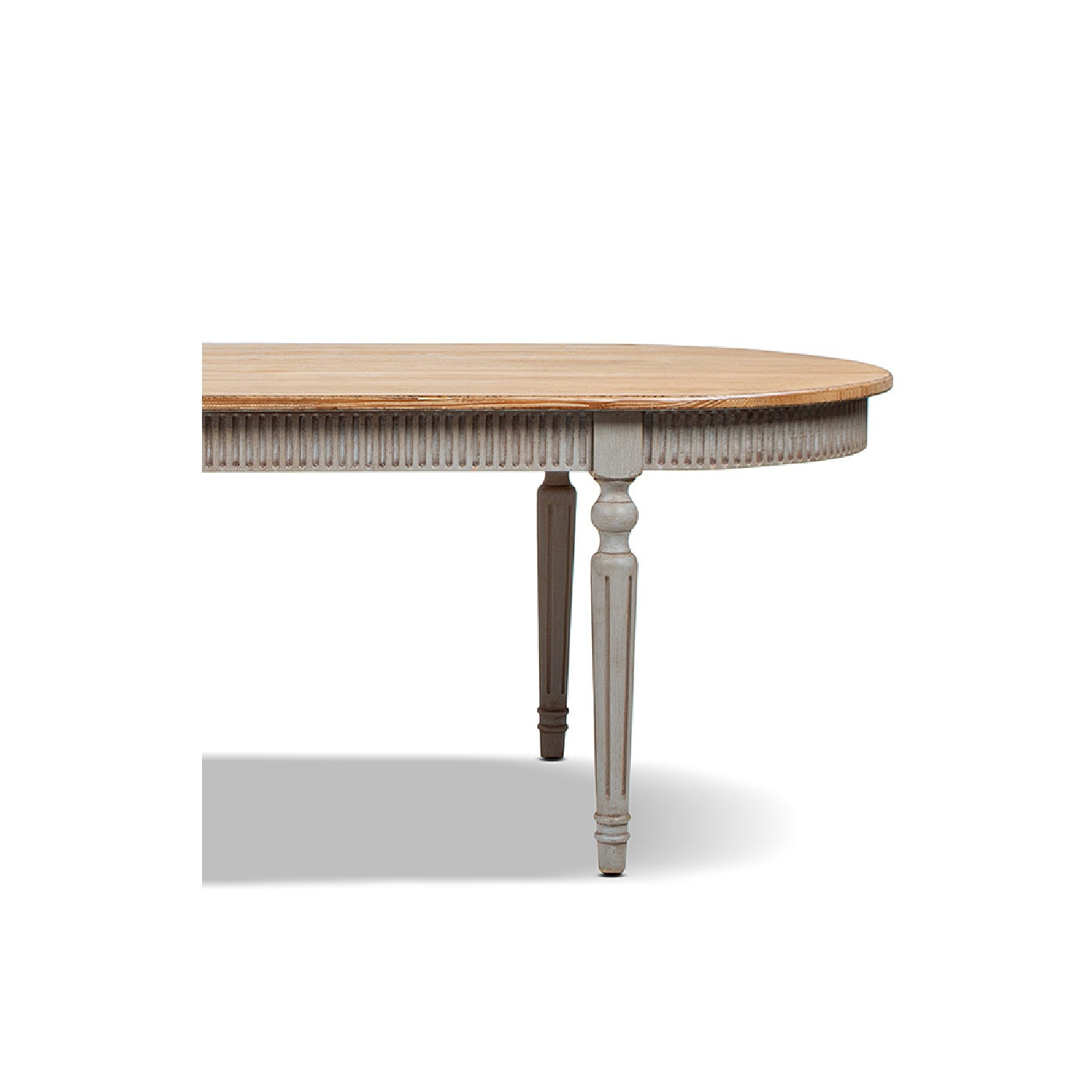 Colette 94" Reclaimed Wood Oval Dining Table