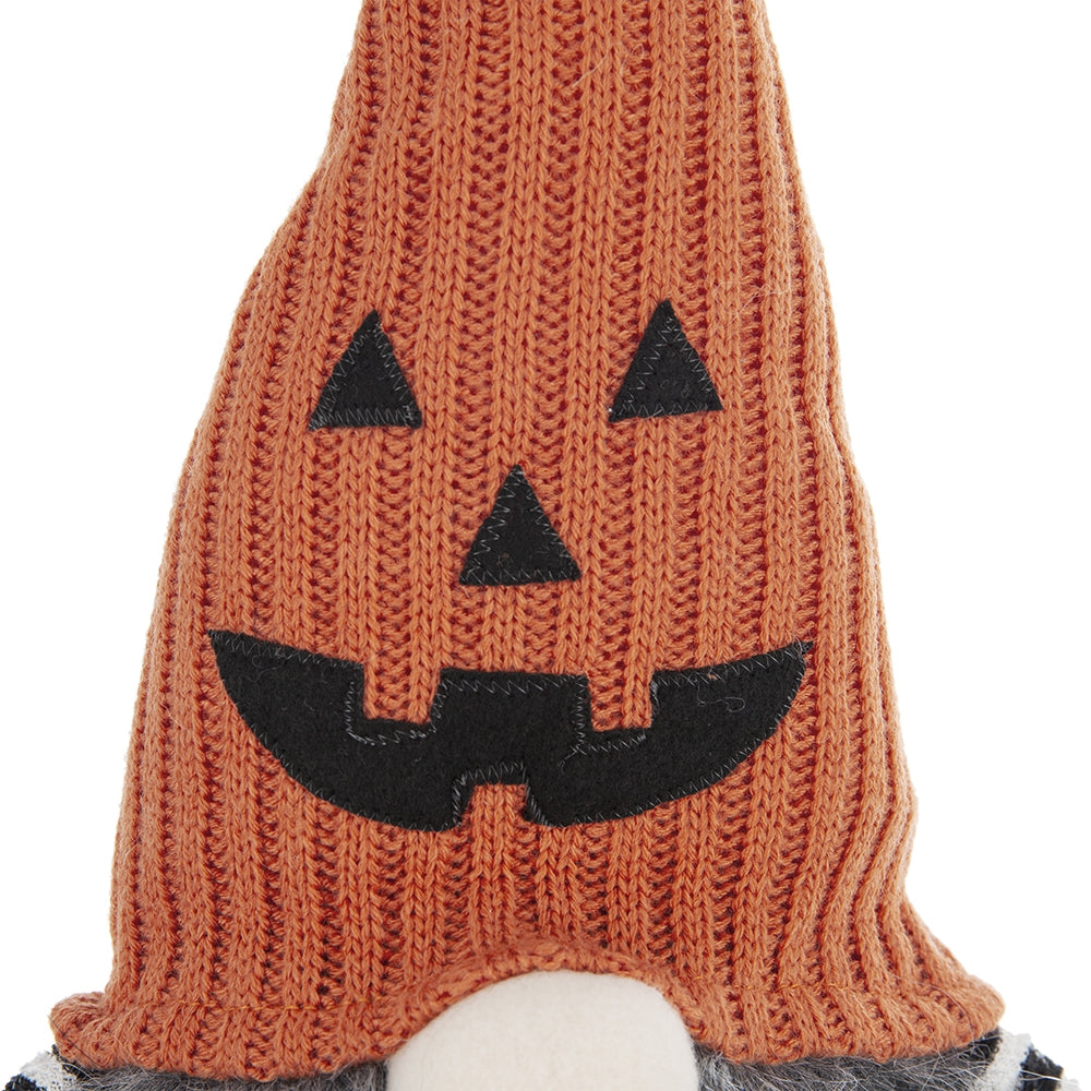 Fabric Sitting Gnome with Beard for Halloween