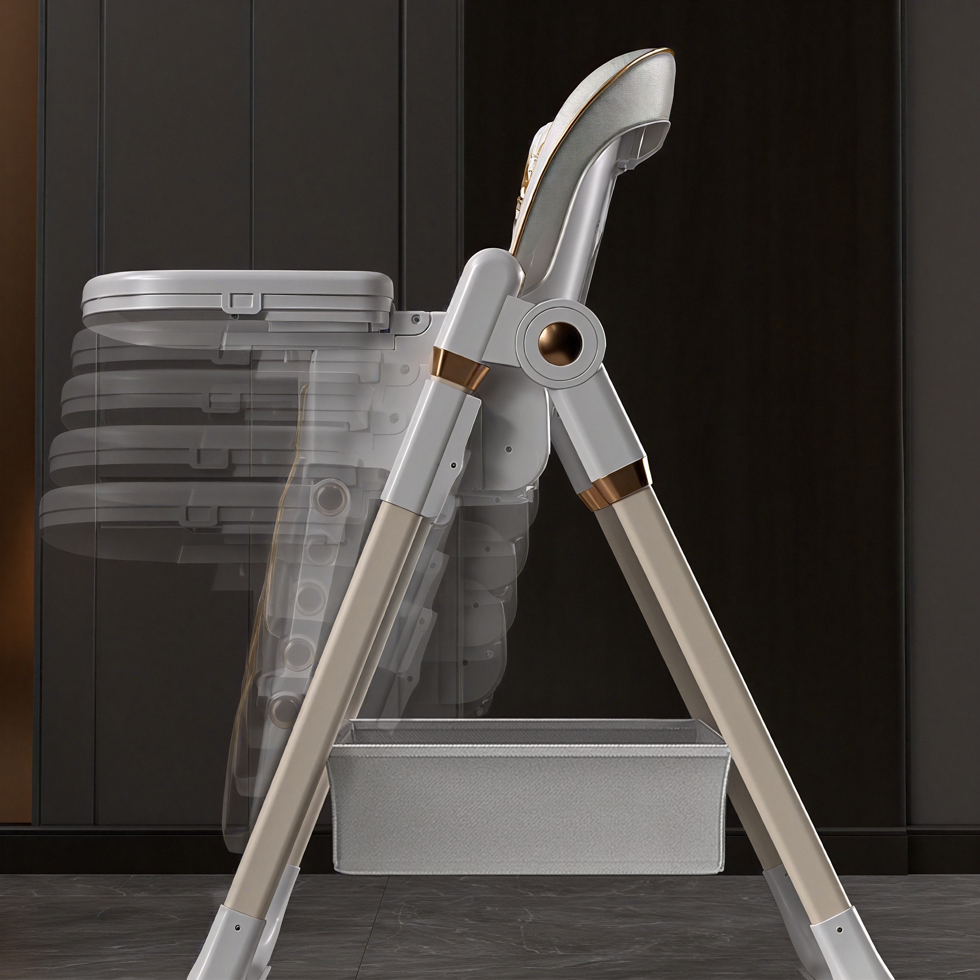 Adjustable Baby High Chair 0-6 Years