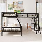 Twin over Full Bunk Bed with Loft Bed and Desk