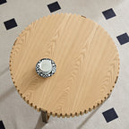 Modern Handcraft Drum Coffee Table