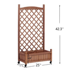 Raised Garden Bed with Trellis 2 Pack