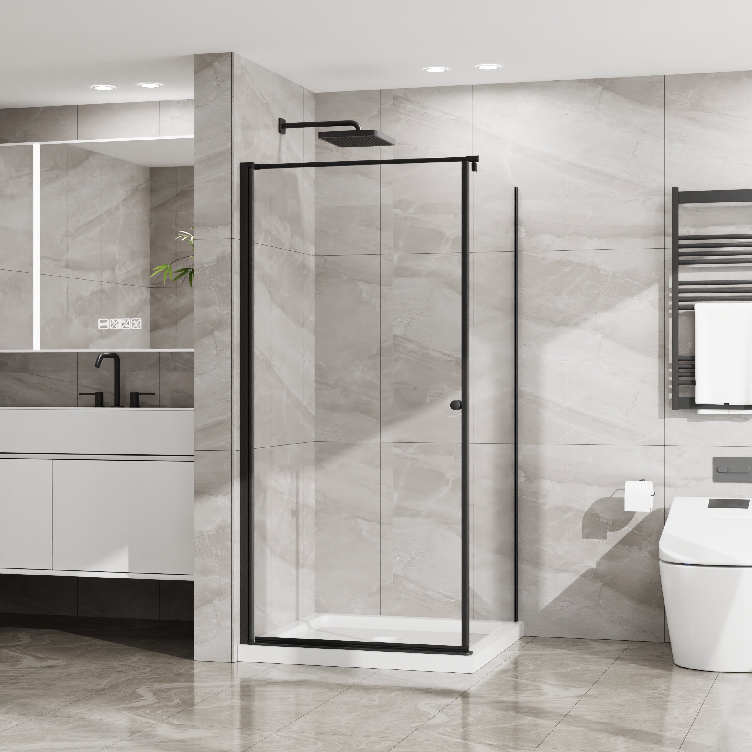 Goodyo Shower Enclosure 36 in. D x 36 in. W x 72 in. H