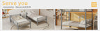 Convertible Twin Metal Bunk Bed Frame