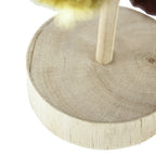 6.7x6.7x20" Tree Christmas Table Decor, Coffee