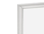 White Square Mirror