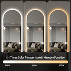 65" x 21" LED Full Length Wall Mirror