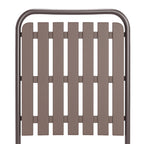 Brown 2-Piece Folding Chair Set