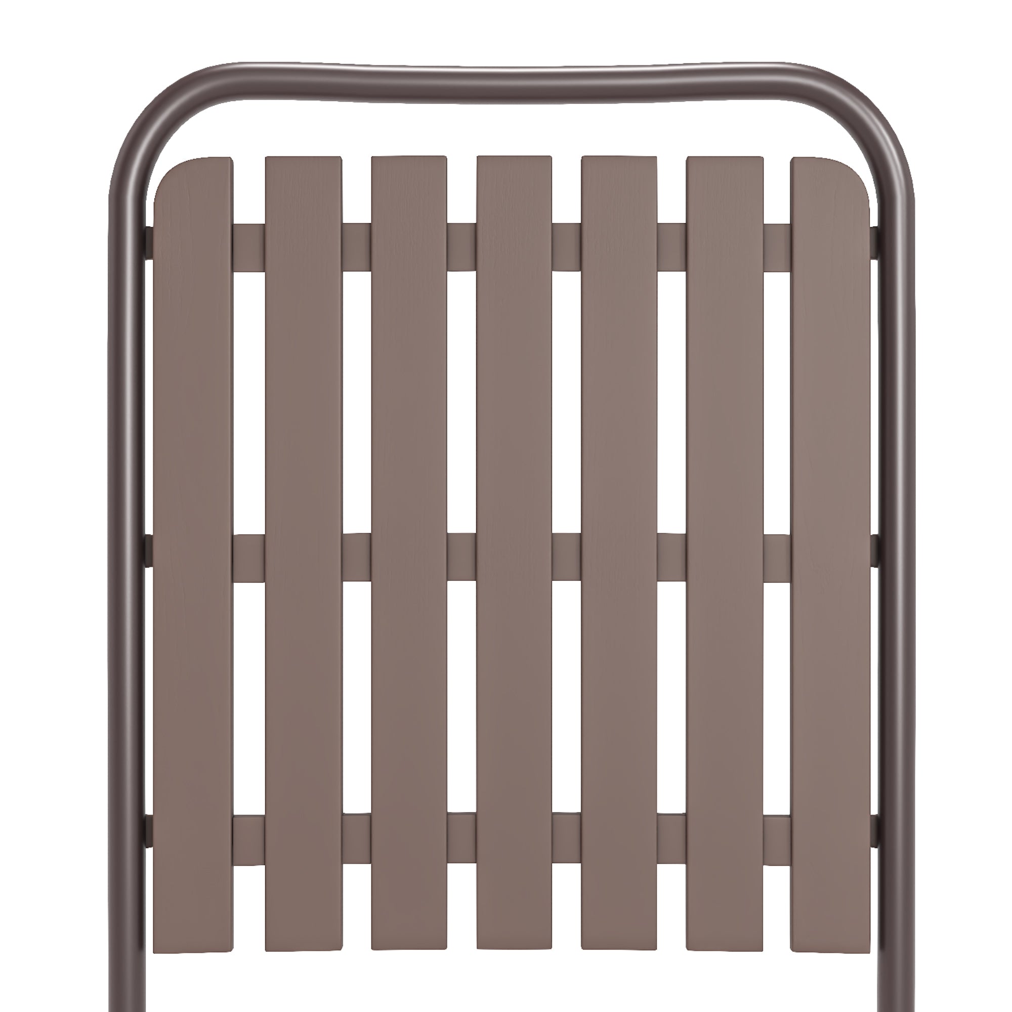 Brown 2-Piece Folding Chair Set