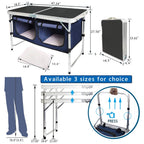 Folding Camping Table with Storage Compartment