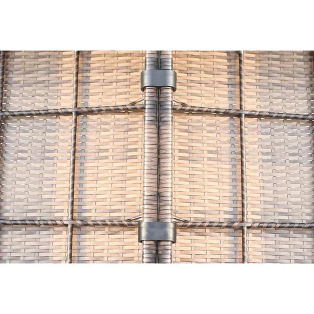 Fully Assembled 4-Seat Outdoor Wicker Sectional