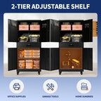 Metal Storage Cabinet with Drawer - Heavy Duty Garage Cabinet