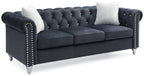 Raisa G863A-S Velvet Sofa