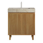 LULA 30" Bathroom Vanity & Sink, Freestanding Cabinet
