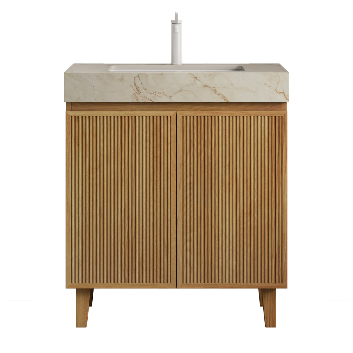 LULA 30" Bathroom Vanity & Sink, Freestanding Cabinet