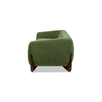 Alpine 90.5" Sherpa Sofa, Moss