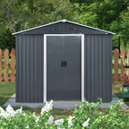 8ft x 4ft Outdoor Metal Storage Shed