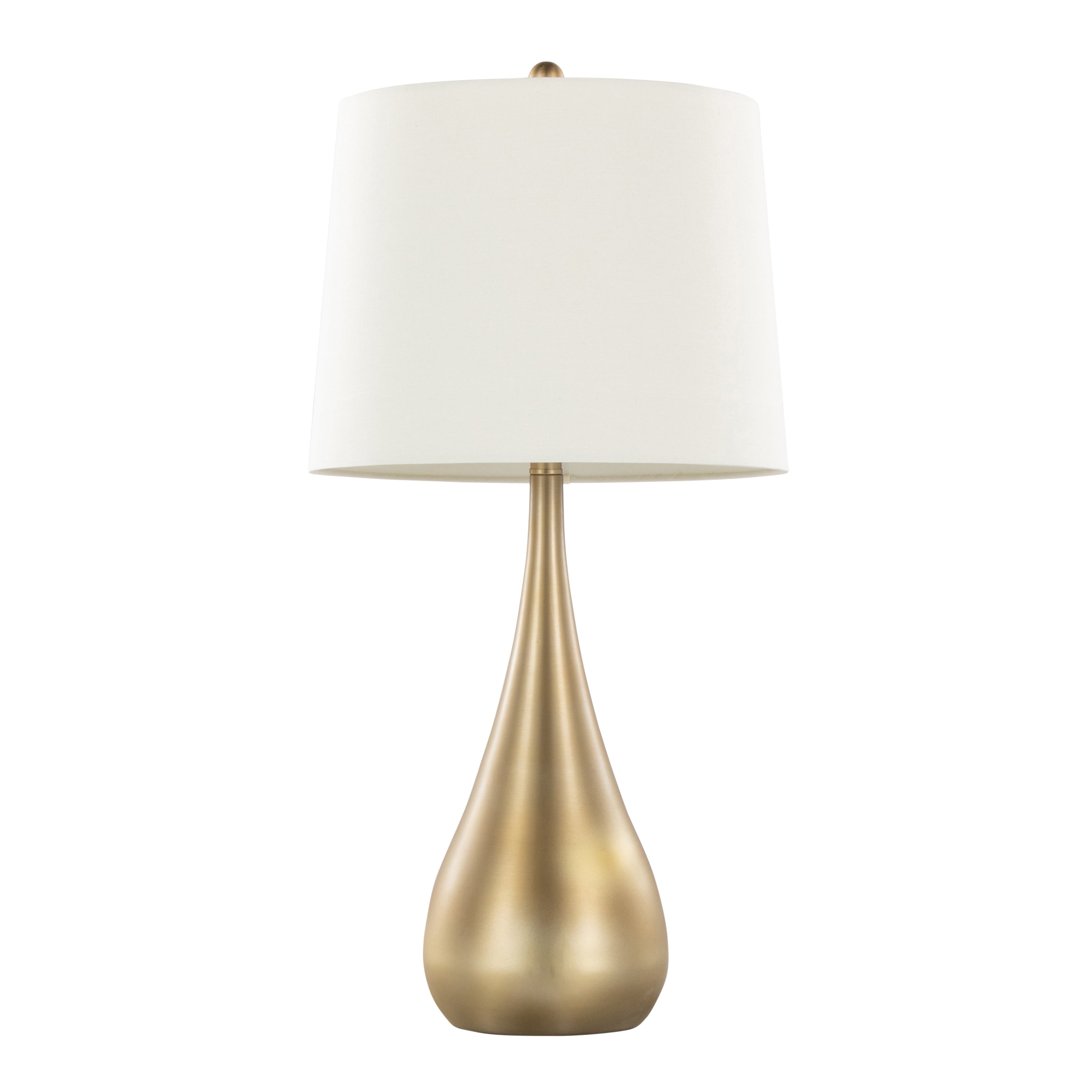 29" Contemporary Metal Table Lamp