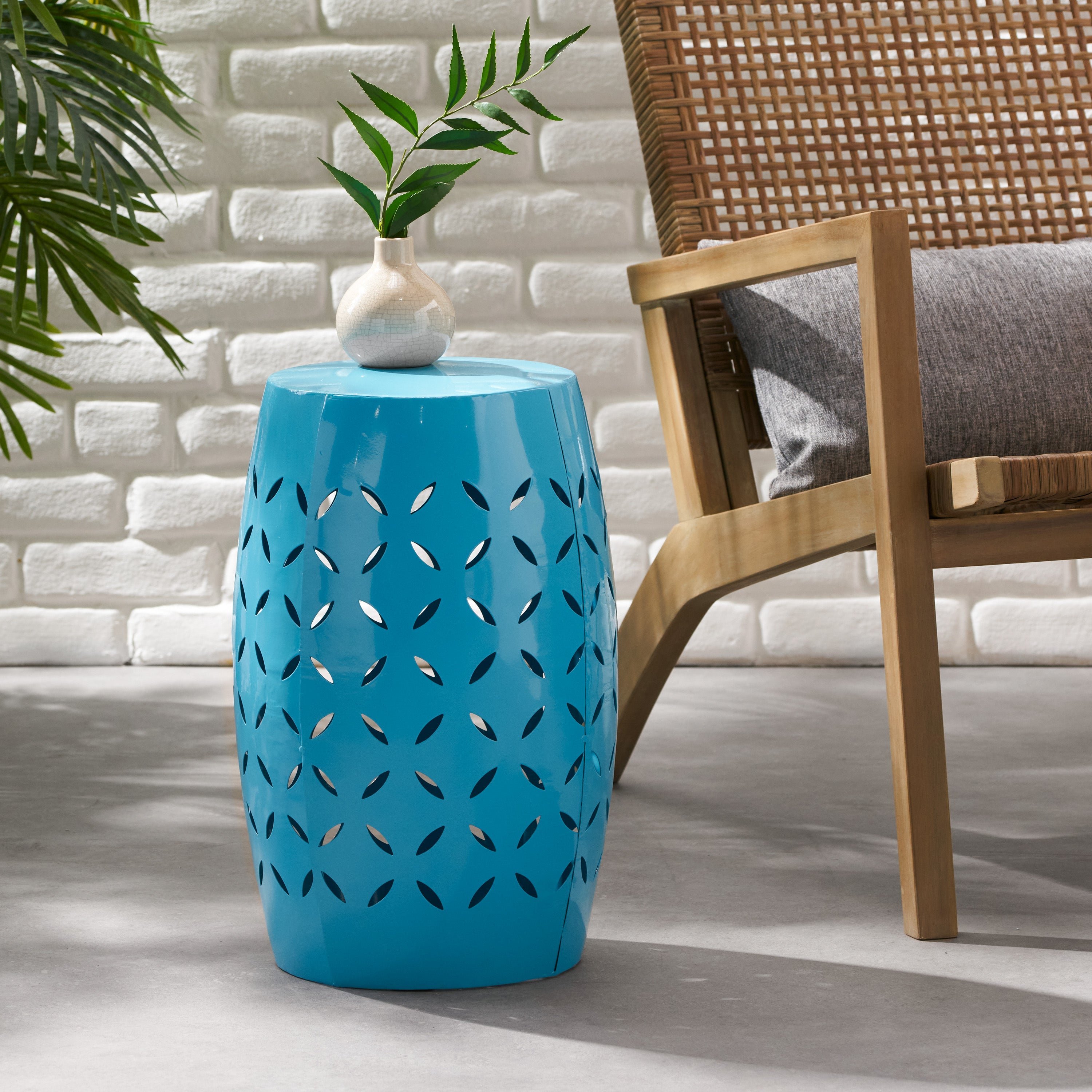 Lilac 12" Accent Side Table