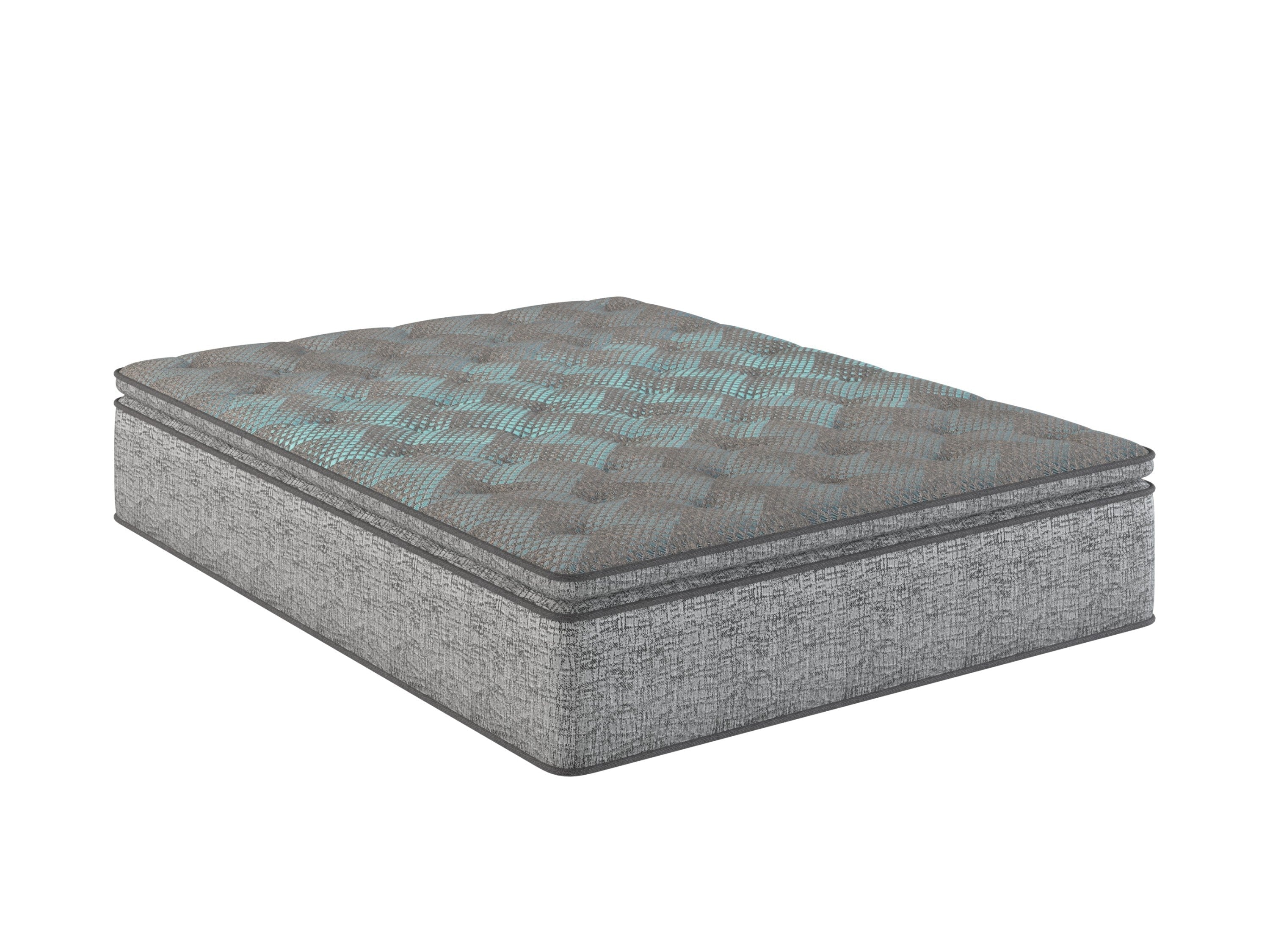 Restonic comfort care 10' hybrid, euro top,  individual pocketed coil mattress , plush comfort