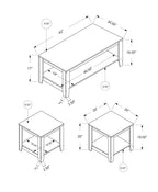3-Piece Coffee and End Table Set