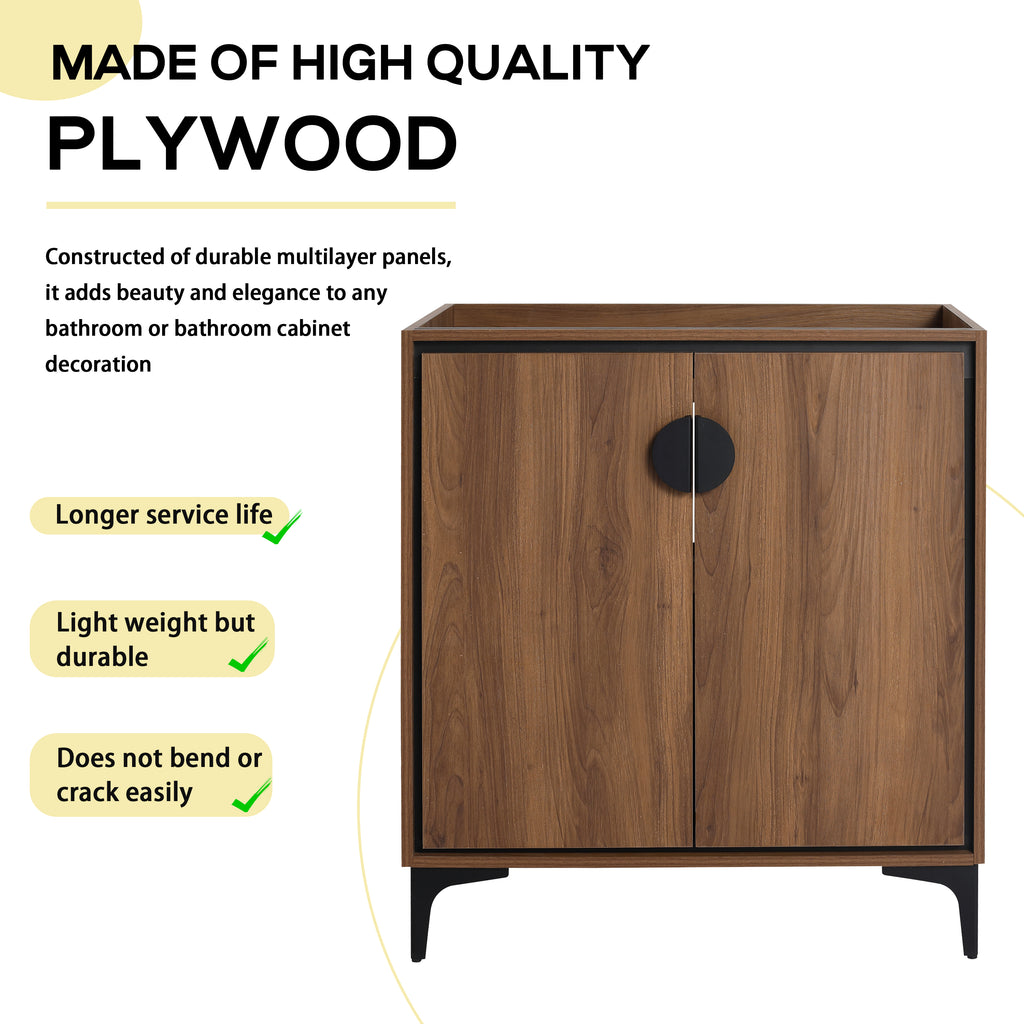 30" Bathroom Vanity with 2 Doors