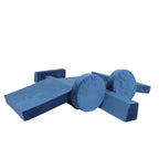 14-Piece Kids Modular Play Couch in Blue