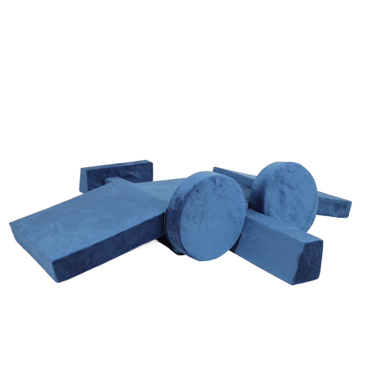 14-Piece Kids Modular Play Couch in Blue