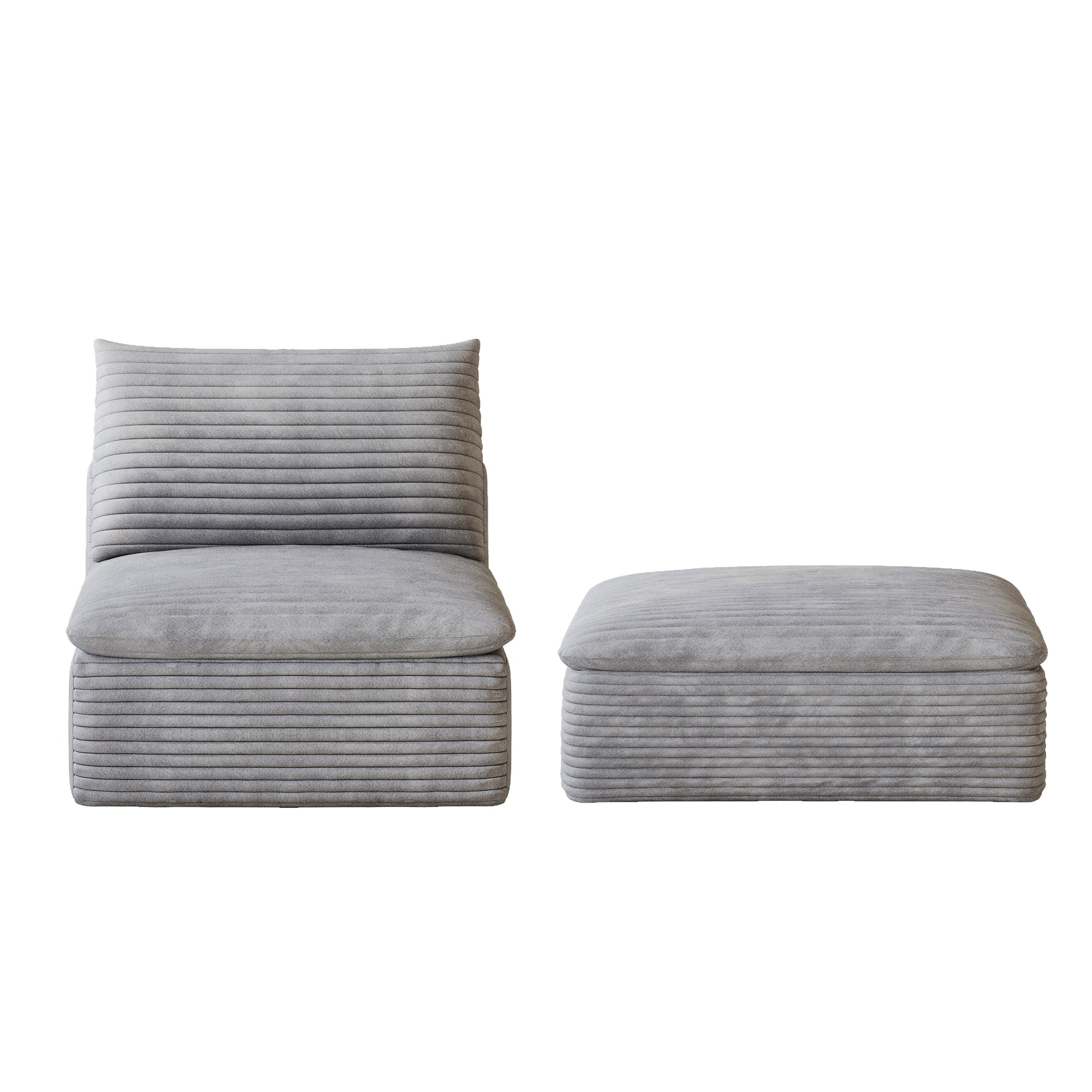 1 Middle Seat + 1 Ottoman