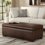 Gabbie 48 Inch Wide Rectangular Storage Ottoman