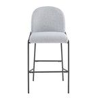 Galen Indoor Metal Upholstered Barstool